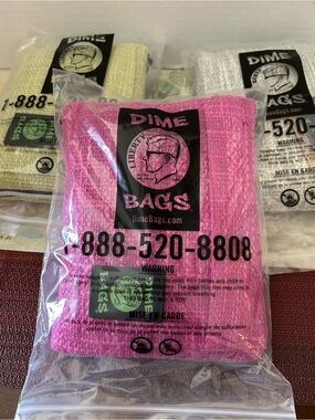 Dime Bags Brand 10” Padded Pouch Magenta